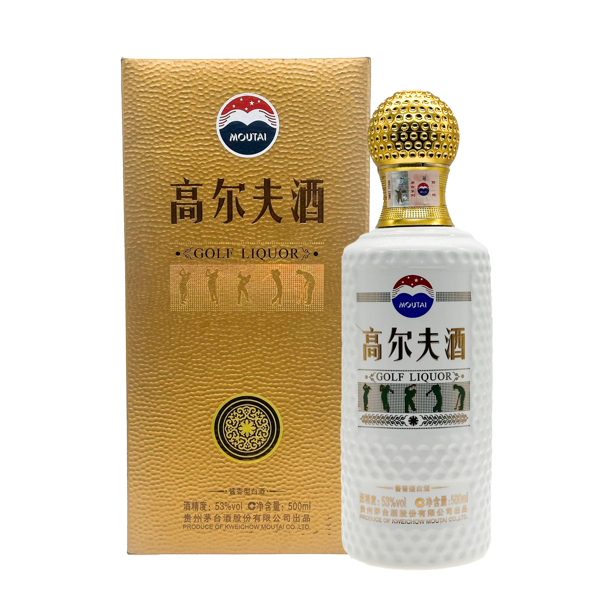 MOUTAI/茅台茅台高尔夫酒53度500ml*1瓶【21-22随机发】53度500ml