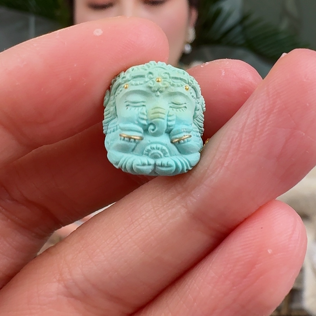 绿松石珠宝奇石未镶嵌