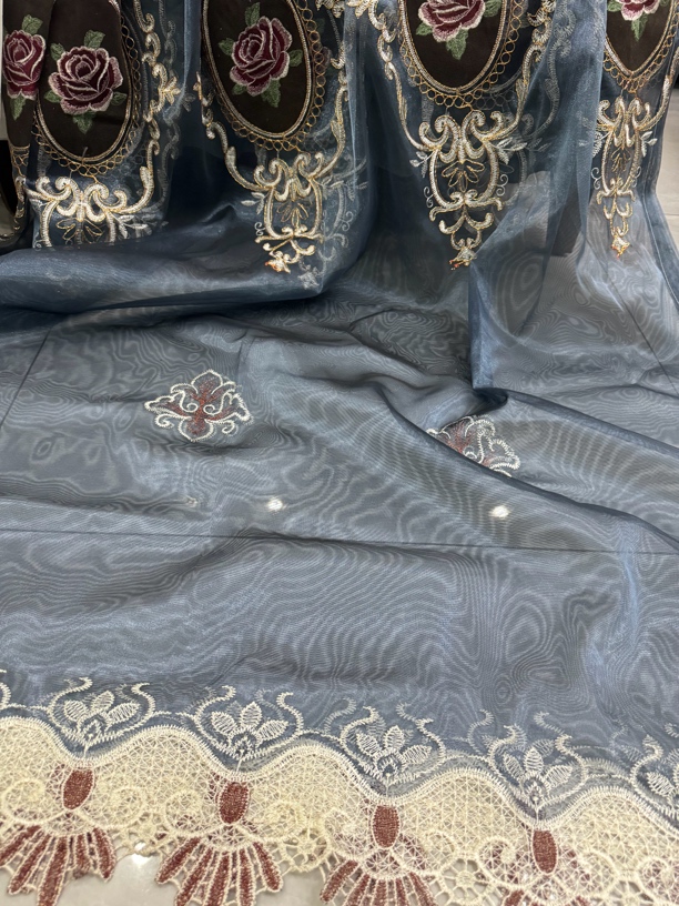 绣花纱编码37【不送挂钩，勾子另拍】适合客厅卧室阳台