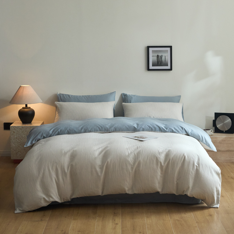 【晴美】全棉双层纱印花四件套-欲望都市