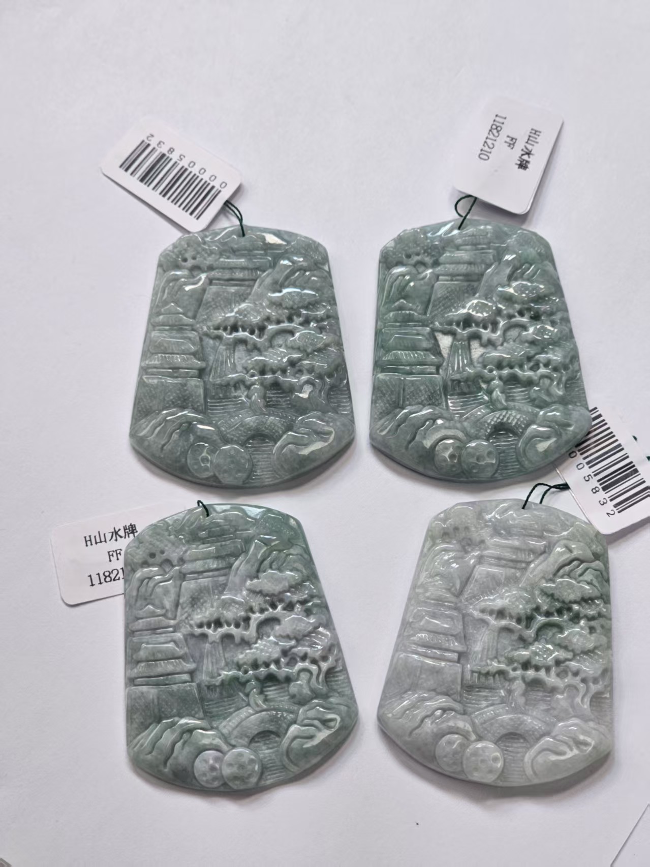 天然缅甸A货翡翠（山水牌）多样性发其一