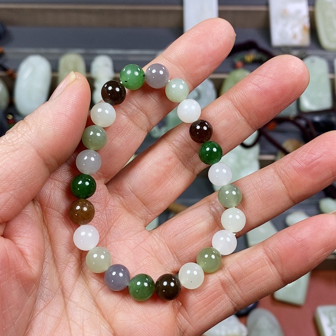 和田玉手串未镶嵌