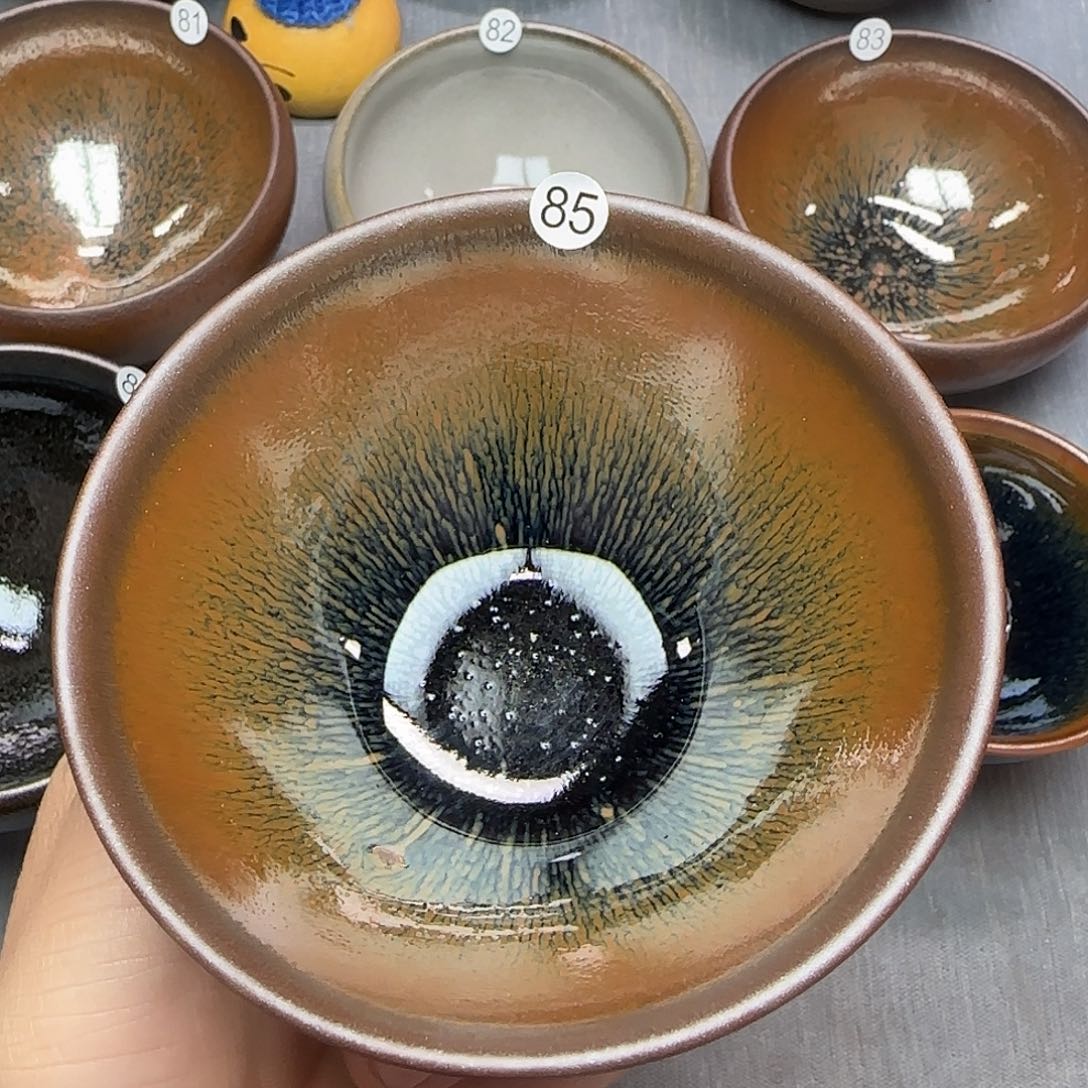 沙***洲茶盏印春堂柴烧建盏