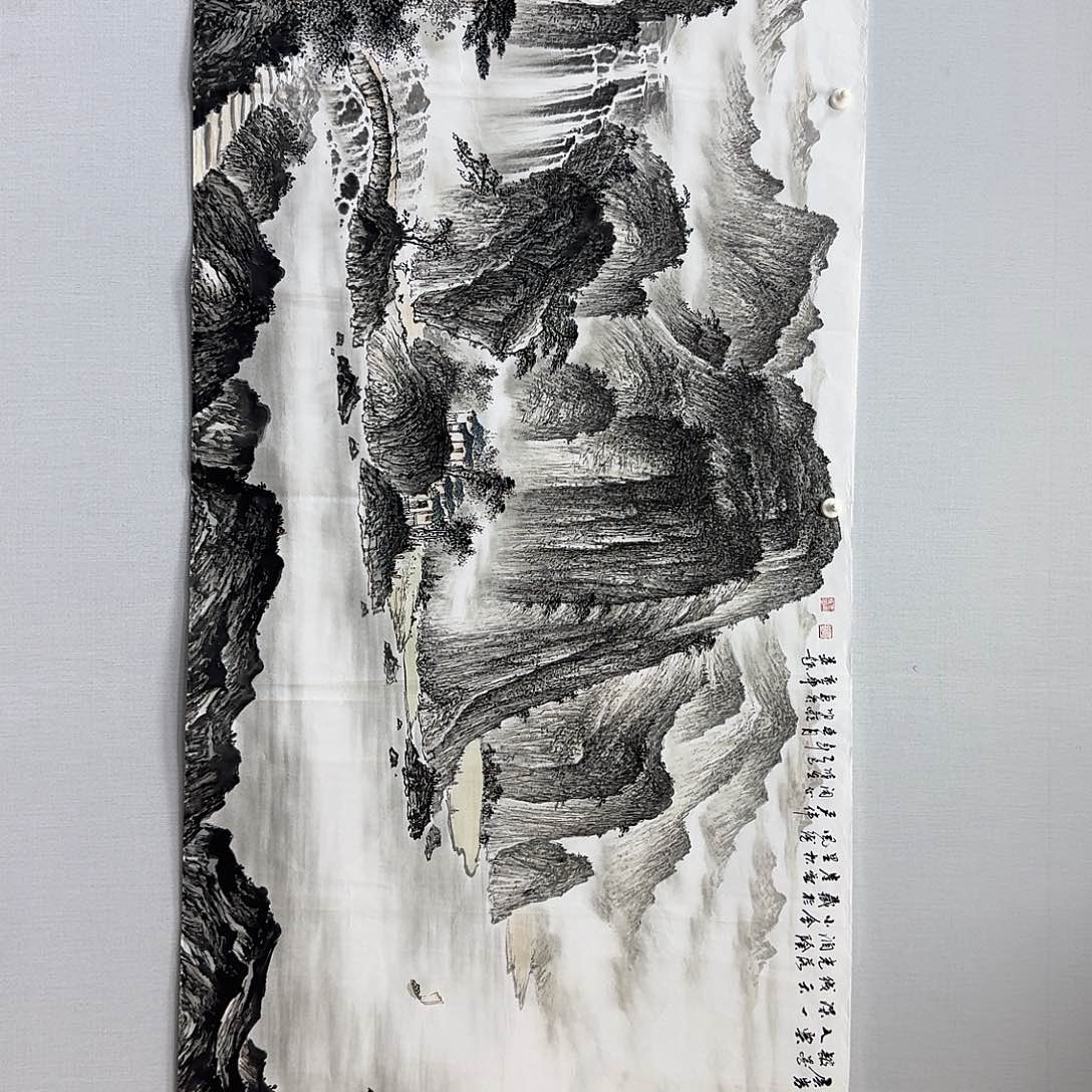 国画国画作品宣纸纯手绘