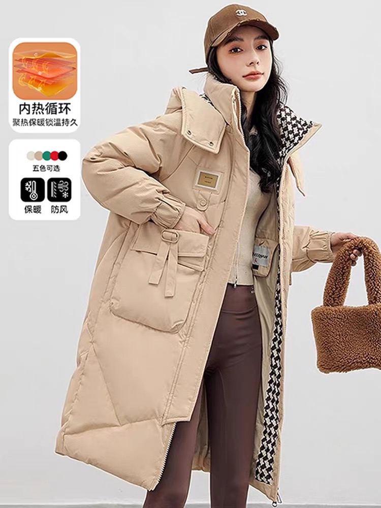 撤柜冬装棋盘格加厚外套MUZI2022006283