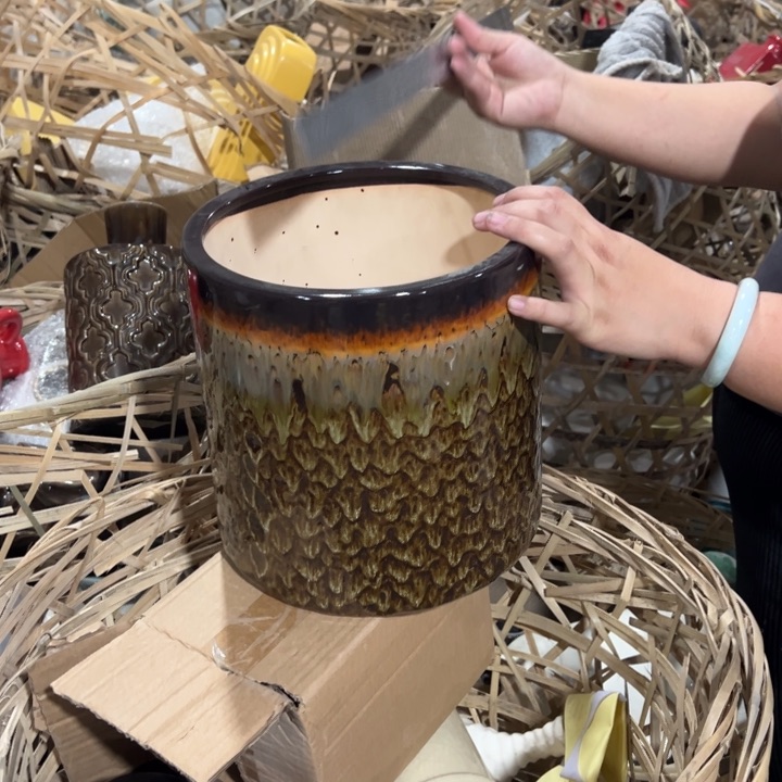 瓶高度25厘米口径21厘米微瑕捡漏