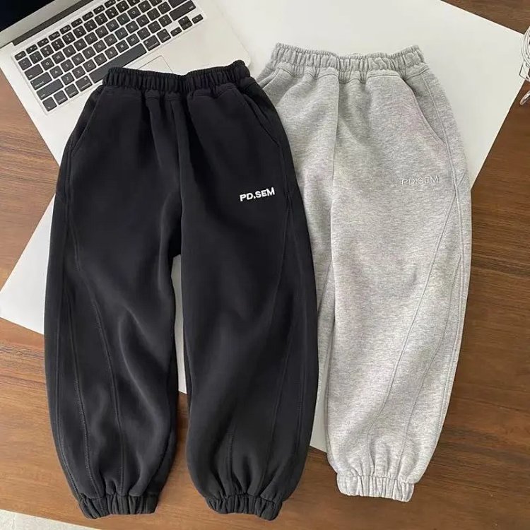 断码特价 儿童SEM加绒长裤