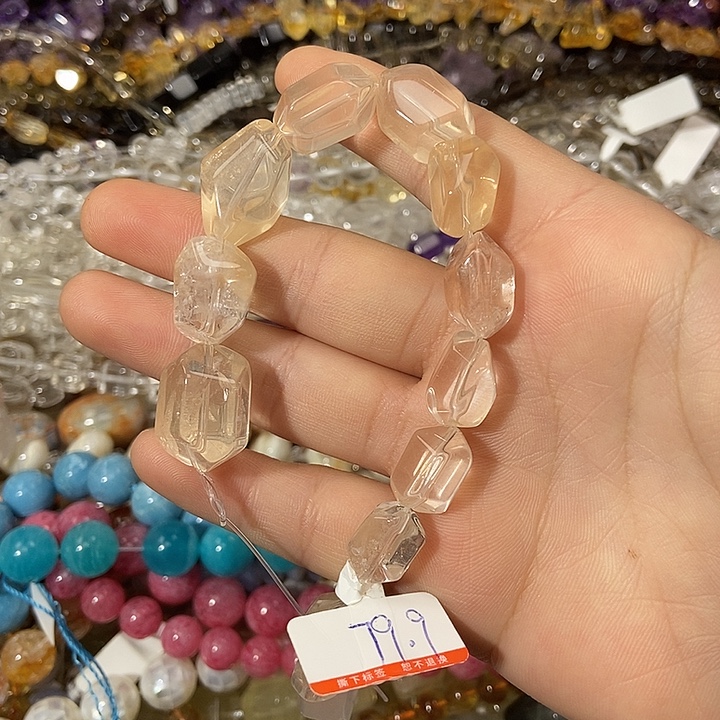 银S925镶嵌珠宝半成品紫晶冰菊粉随行