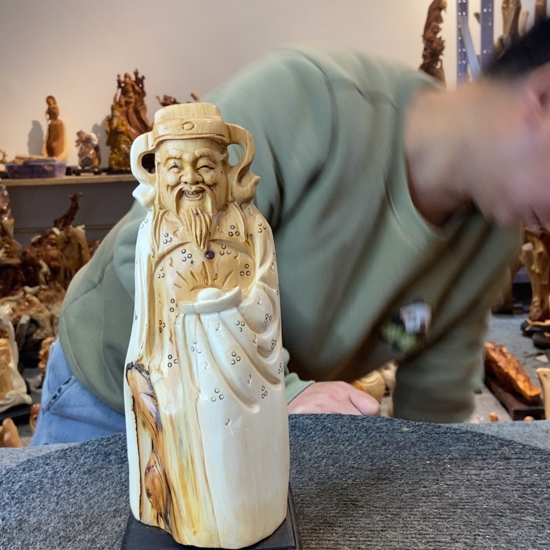 柏木（崖柏）太行崖柏根雕摆件