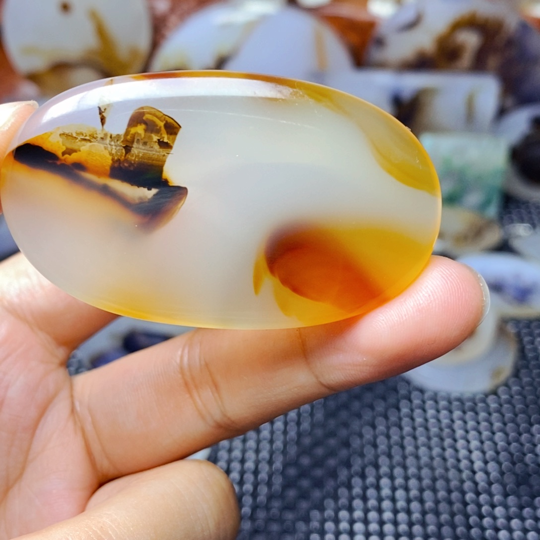 玛瑙/玉髓未镶嵌珠宝半成品