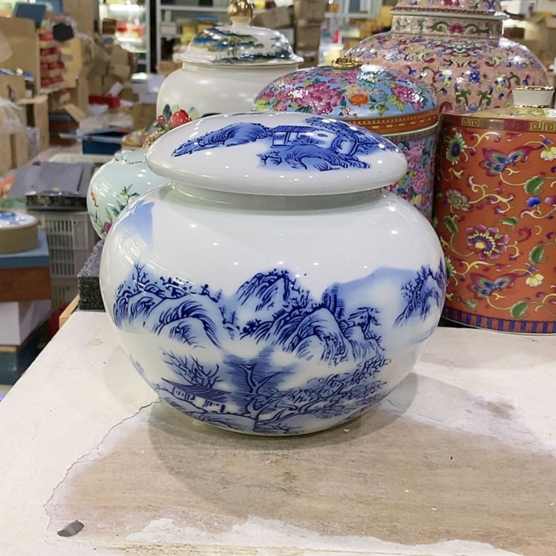 【闪购商品】罐茶叶罐陶瓷茶叶罐
