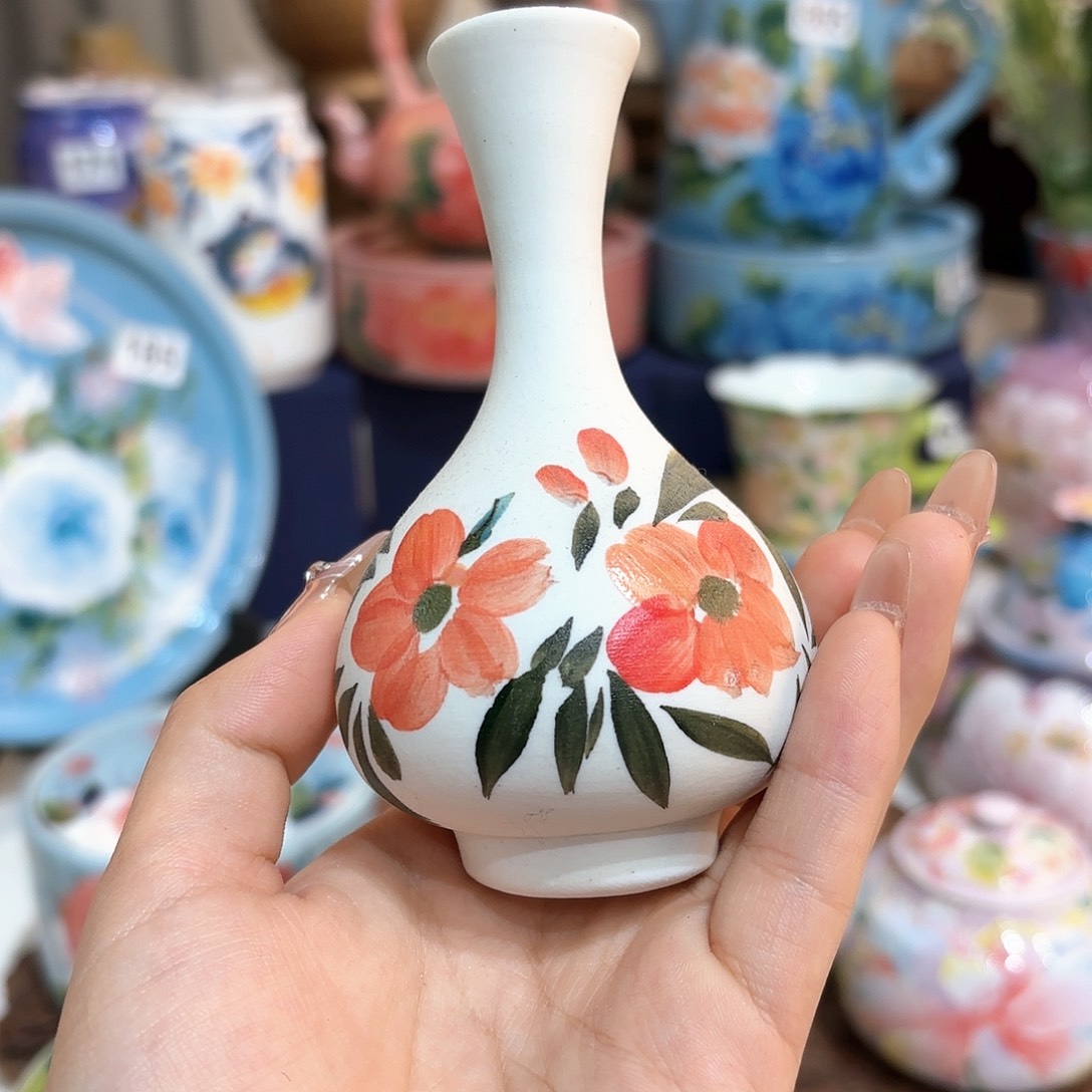 景德镇手绘高温釉下彩陶瓷茶具