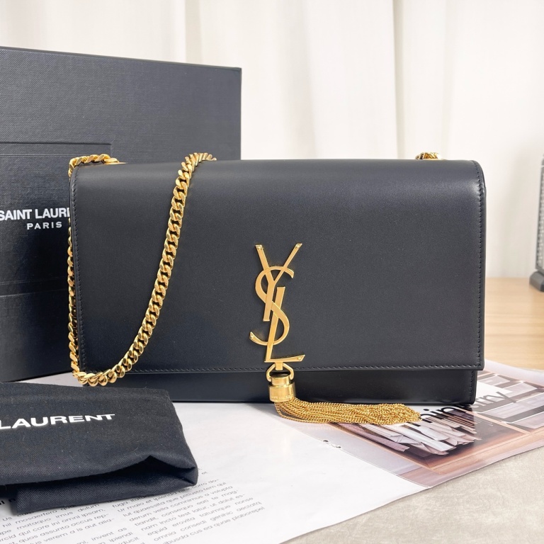 99新 YSL/圣罗兰 【九筒奢品】kate流苏/单肩包/6623