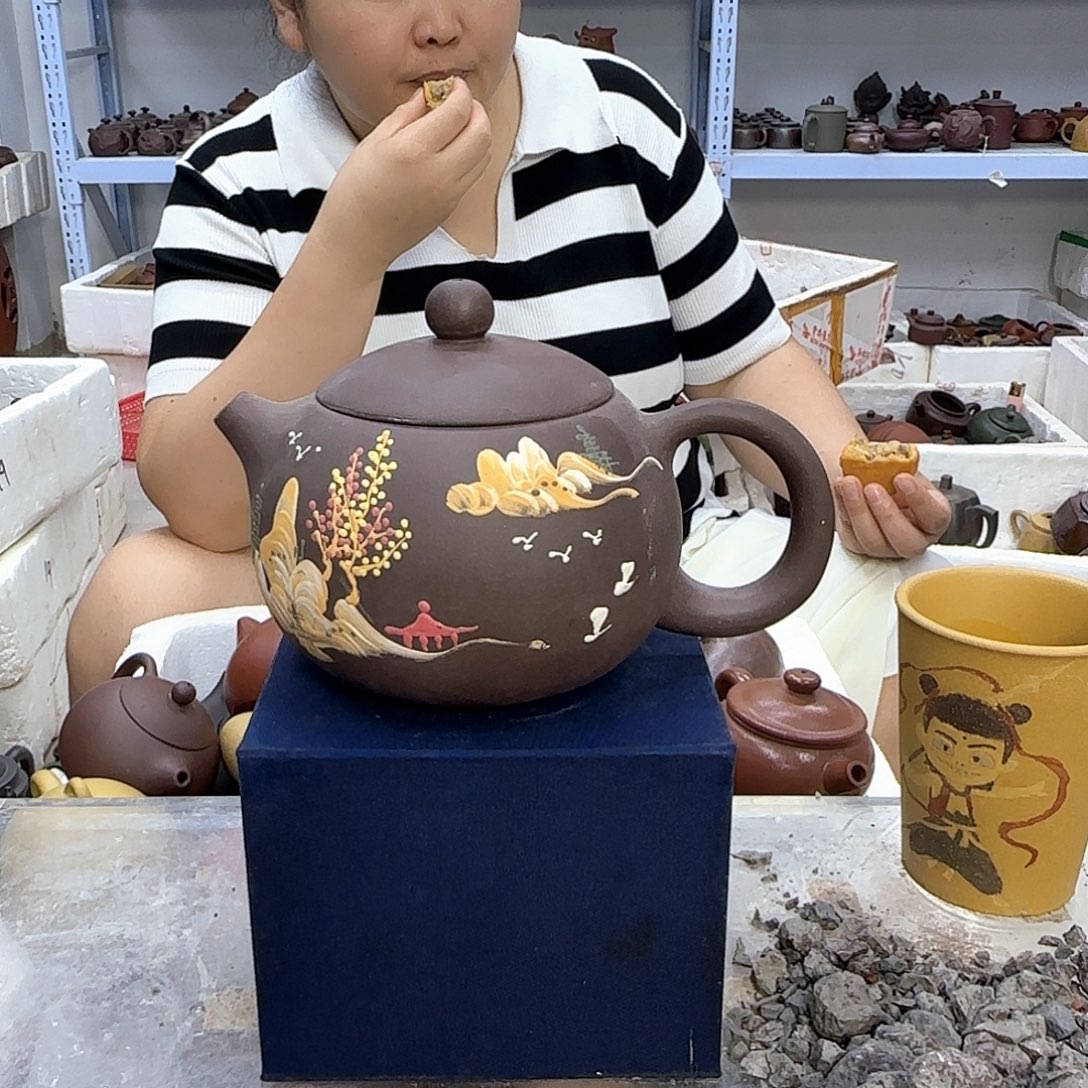 紫砂茶壶宜兴紫砂壶瑕疵处理