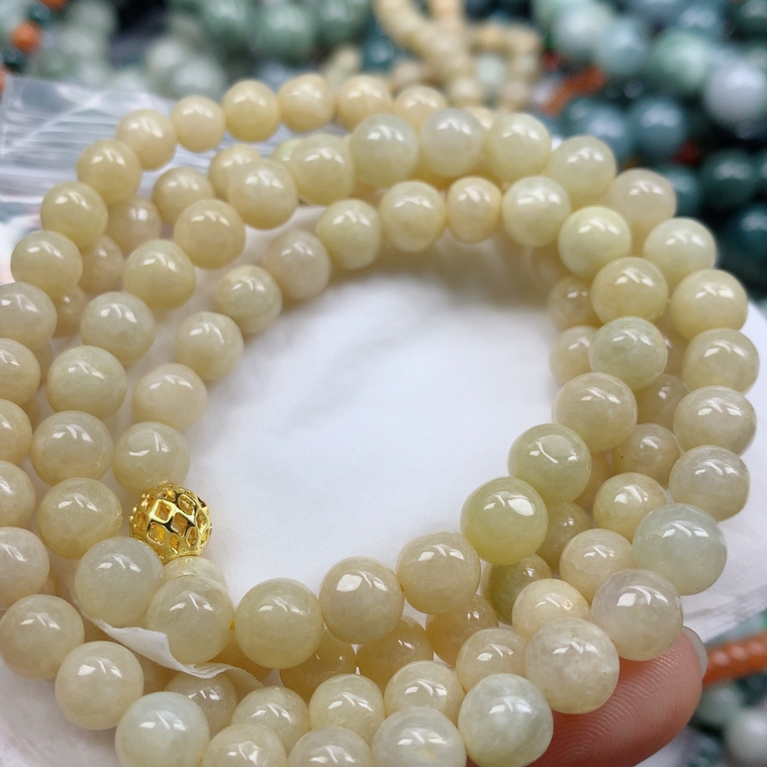 翡翠手链未镶嵌手串