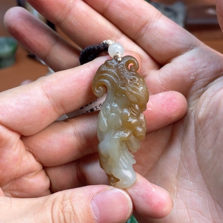 和田玉吊坠(不含链)未镶嵌