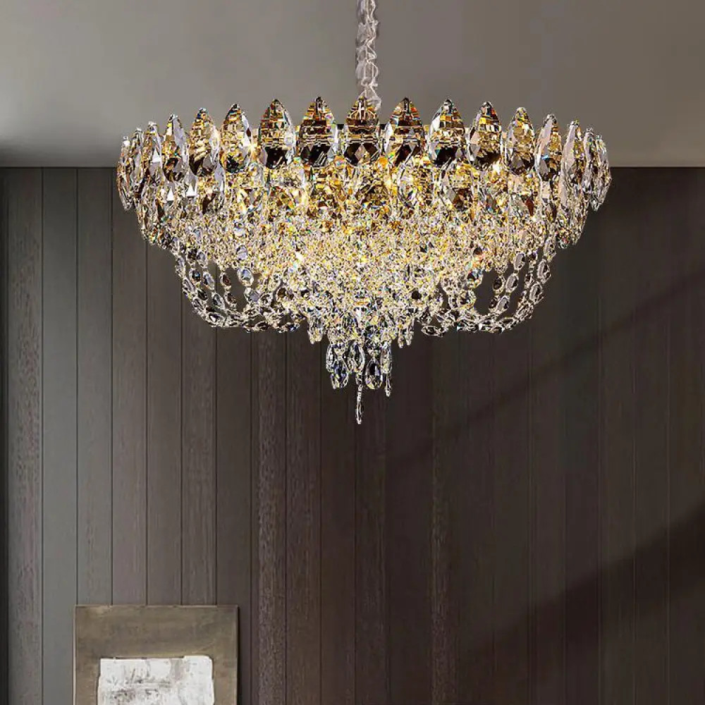 2025新款轻奢客厅餐厅水晶吊灯主卧大气欧式高端简约个性高级感