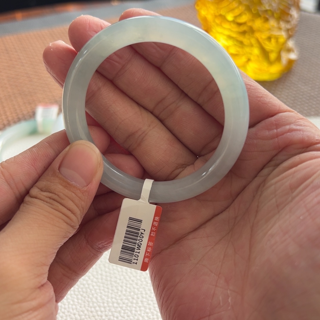 翡翠未镶嵌手镯5号 51.5