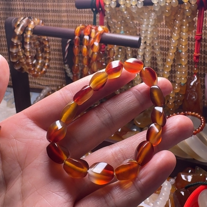 安***琪玛瑙/玉髓合金颈饰001