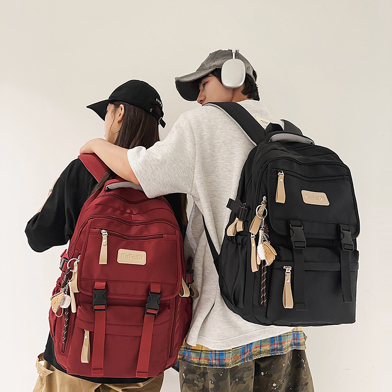 高颜值大号减压护脊书包双肩背包女学生双肩背包初高中学生包韩版