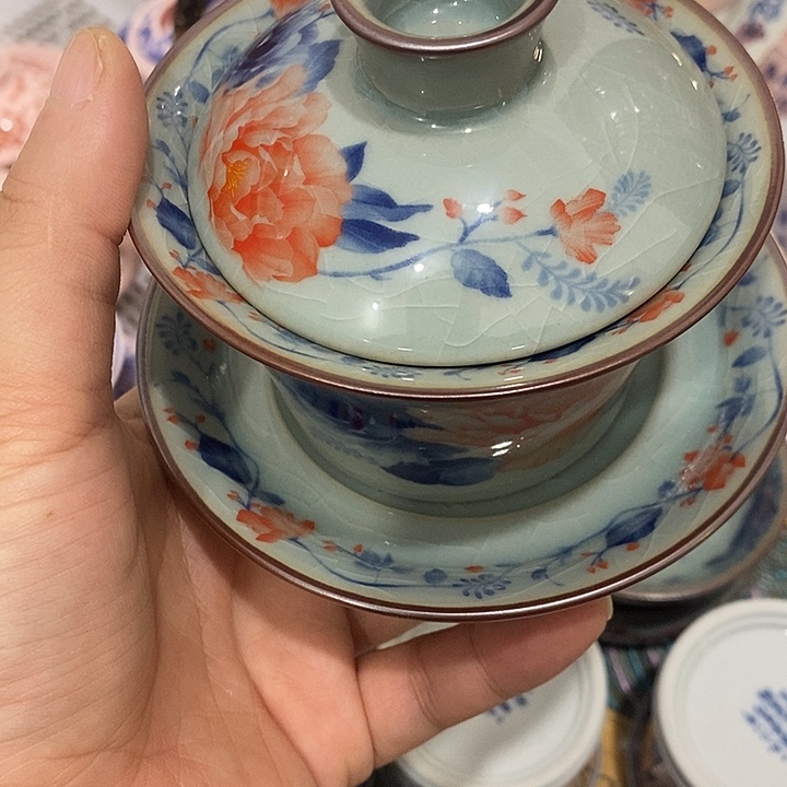 摆件陶景德镇陶瓷主人杯13566