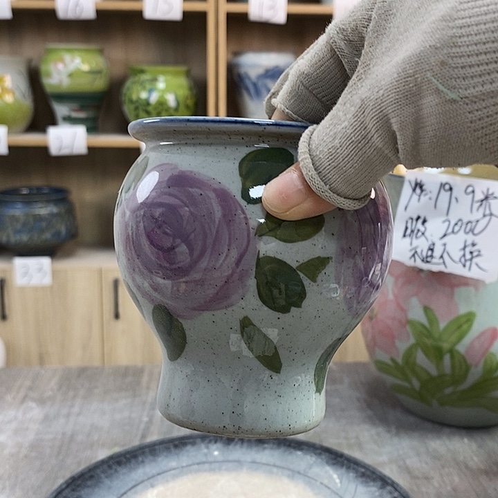 缸13xc景德镇陶瓷花盆