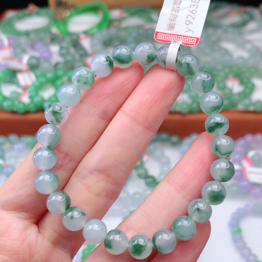 翡翠手链未镶嵌翡翠7.5mm