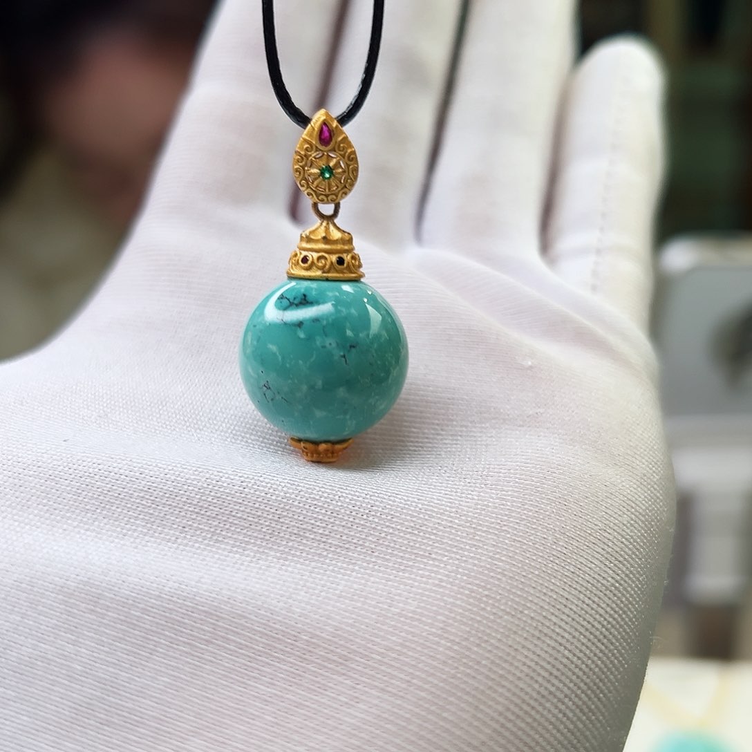 绿松石珠宝奇石未镶嵌