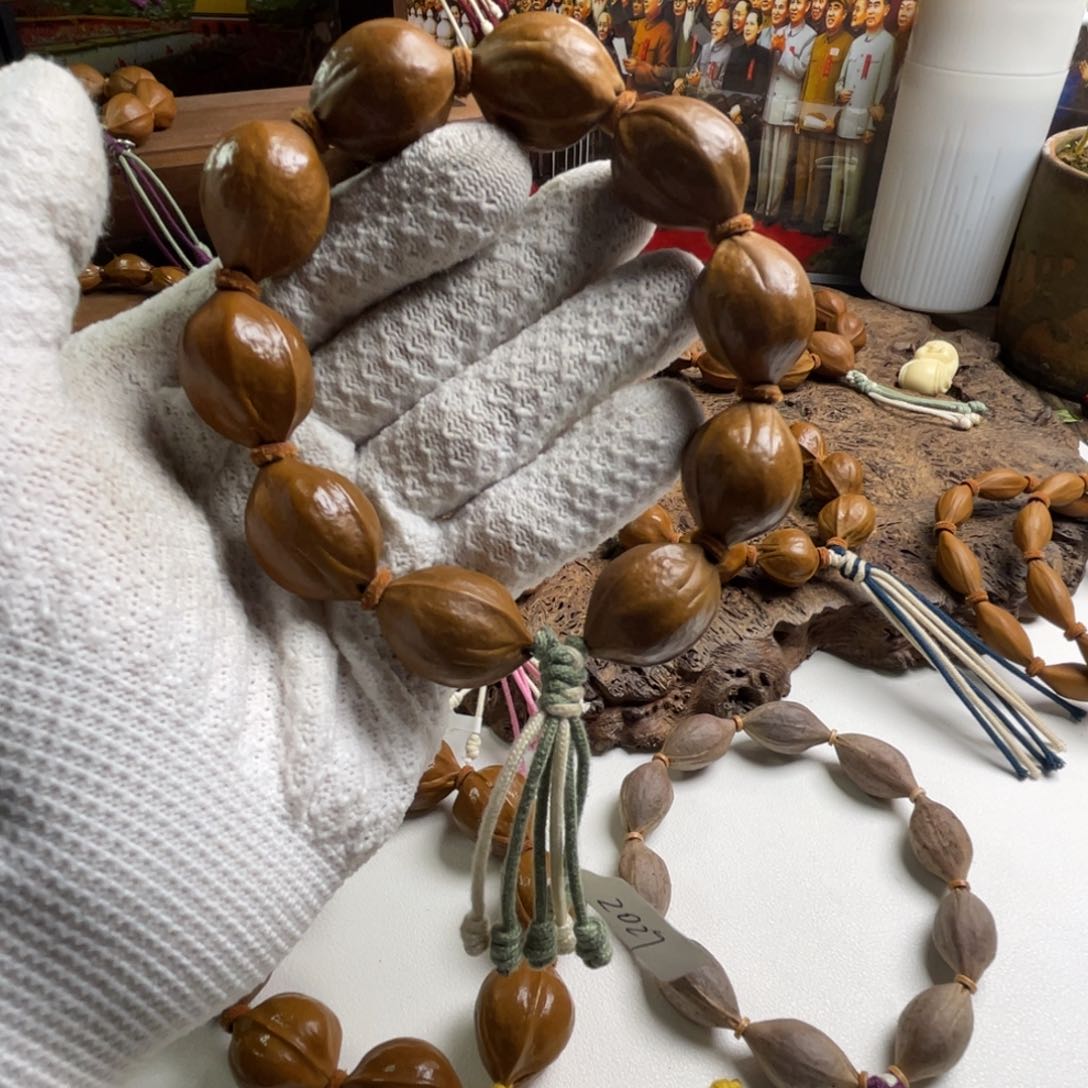 手串/手链橄榄核一***碗锦沄橄榄核-2027原生态梅林铁核