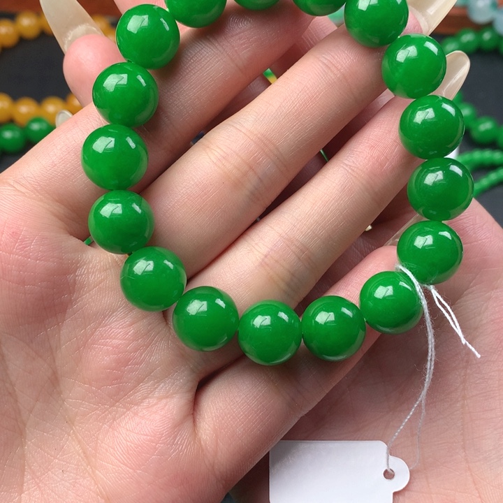 散***发缅料卡12手串 一物一证