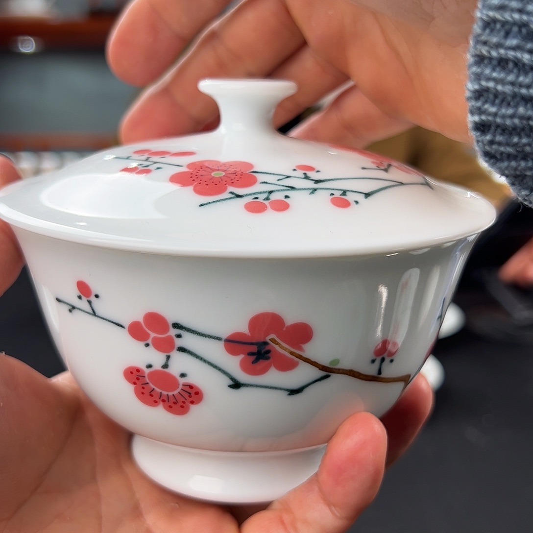 翠竹红梅菜缸一级品