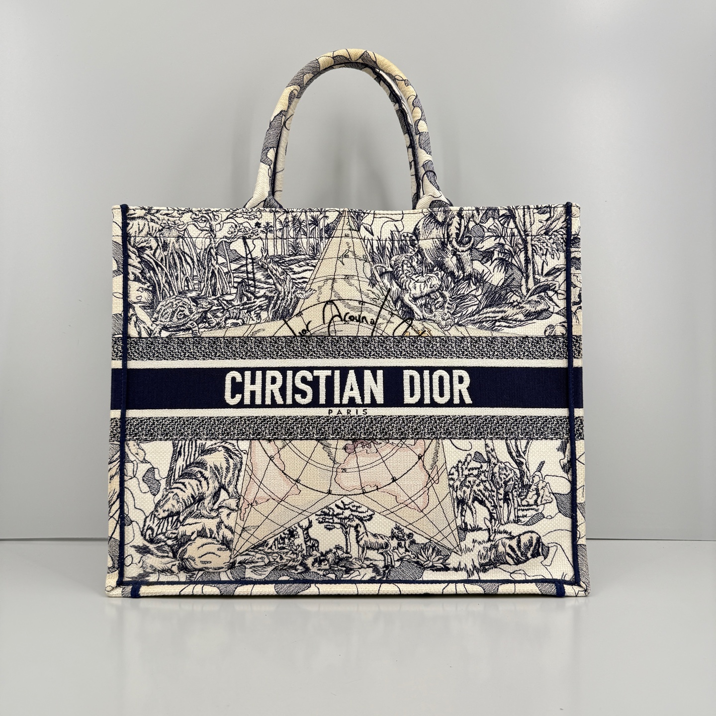 95新 DIOR/迪奥 优选/BookTote大号动物园托特包/42×34×17/Z12206