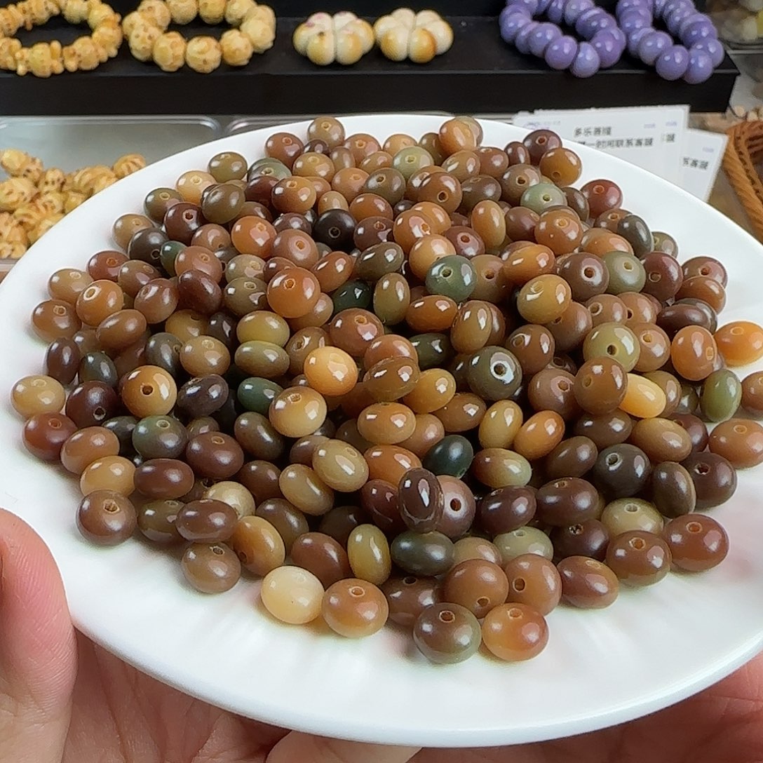 手串菩提根/象牙果卡9冰咖算盘300颗