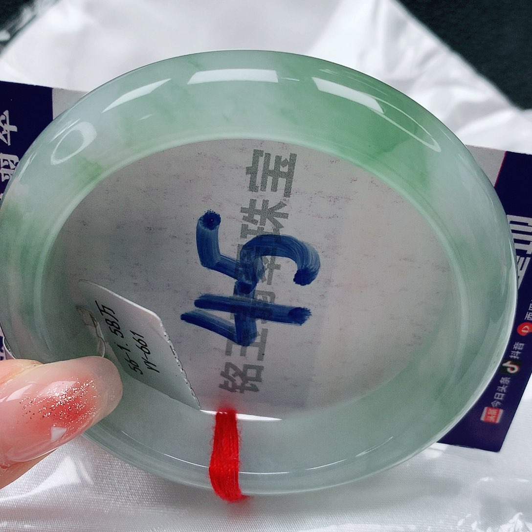 翡翠手镯未镶嵌缅甸天然a货翡翠56