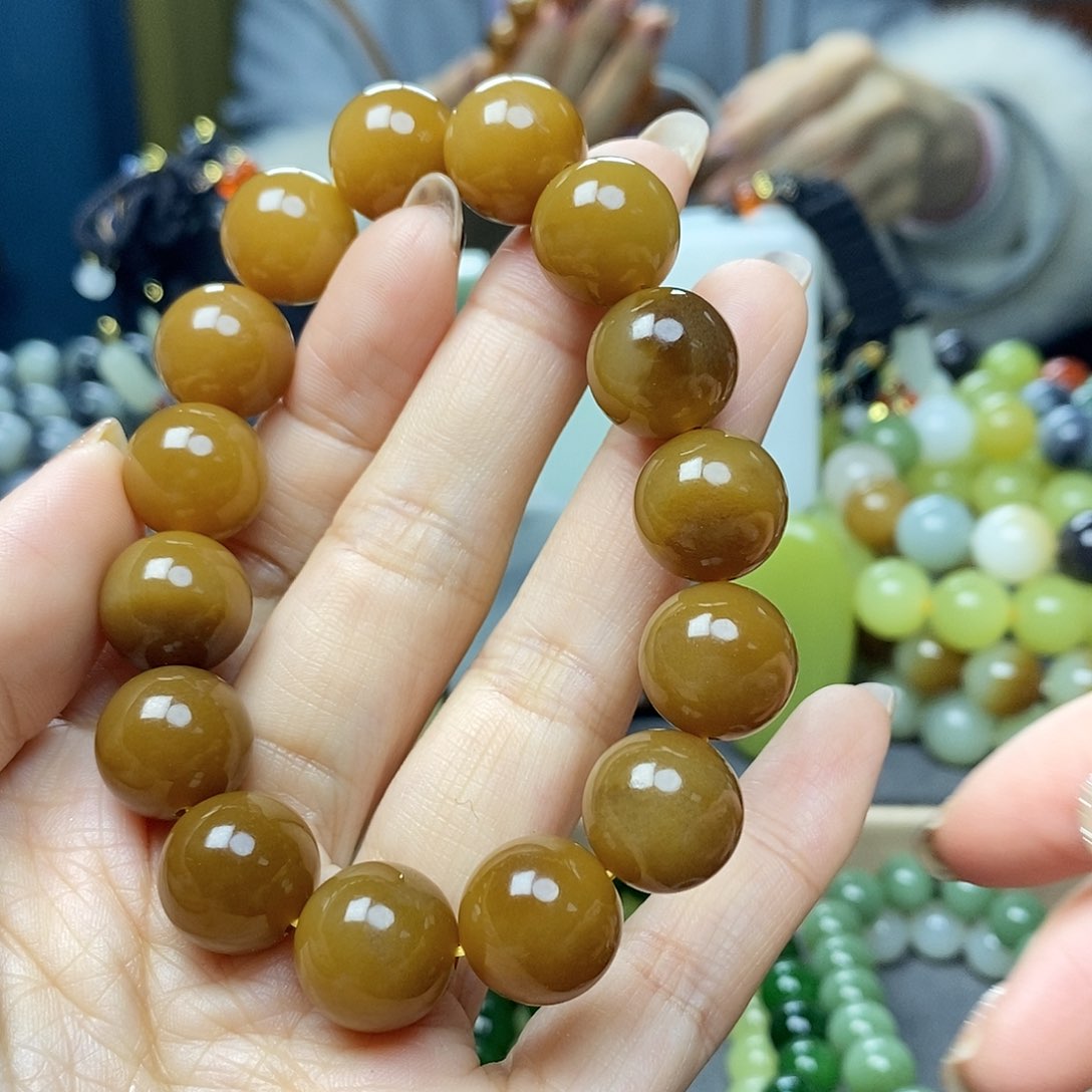 和田玉手链未镶嵌