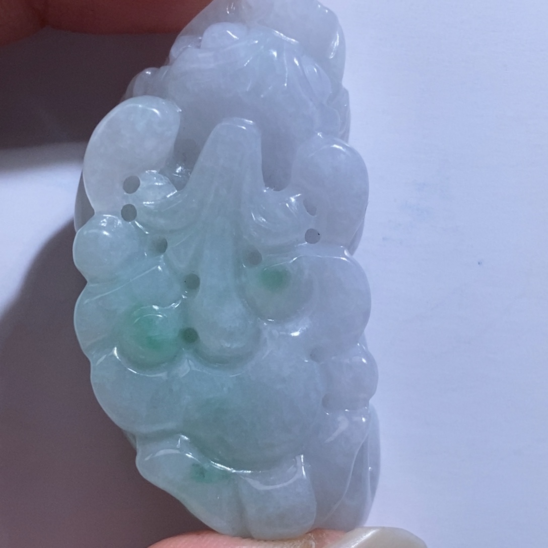 翡翠未镶嵌吊坠(不含链)貔恘