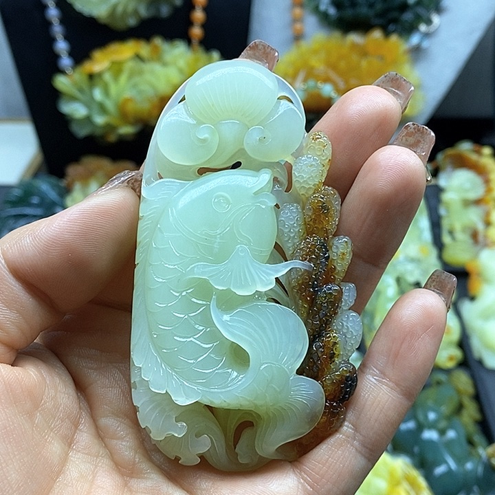 蛇纹石玉摆件未镶嵌