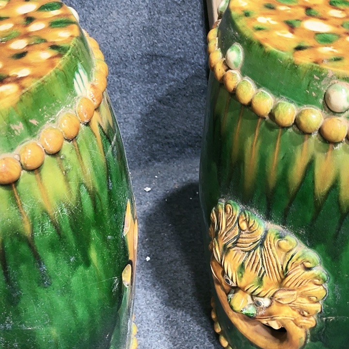 瓦当摆件摆件茶桌茶台陶瓷㞮****