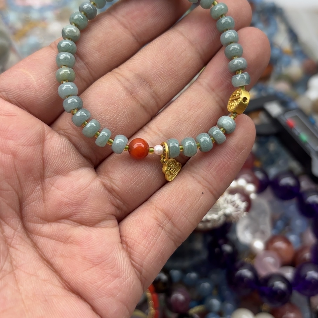 银S925镶嵌水晶手链