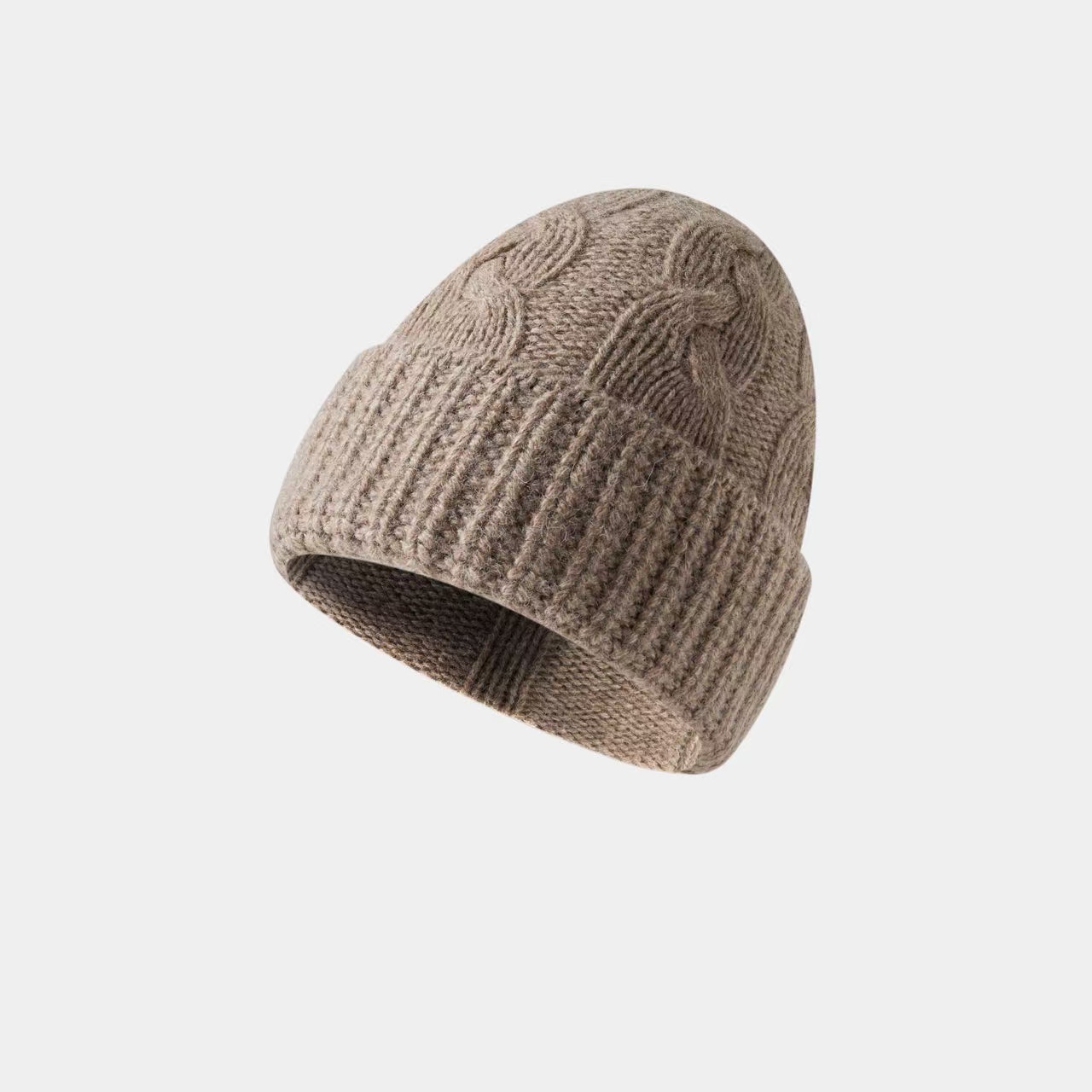 轻奢美丽诺羊绒羊毛》羊绒帽女包头帽秋冬百搭通勤帽-千金