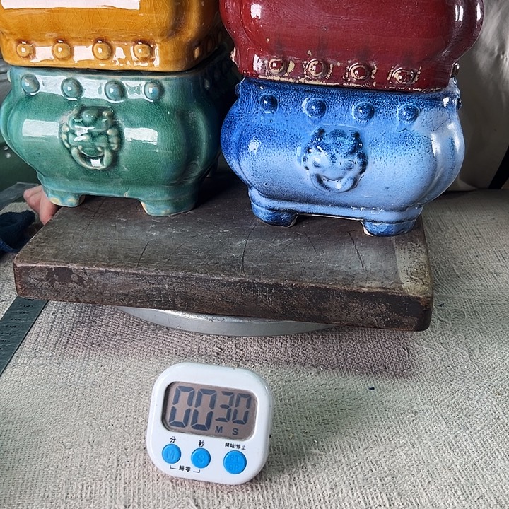 执***悟泳坤堂石湾花盆陶瓷