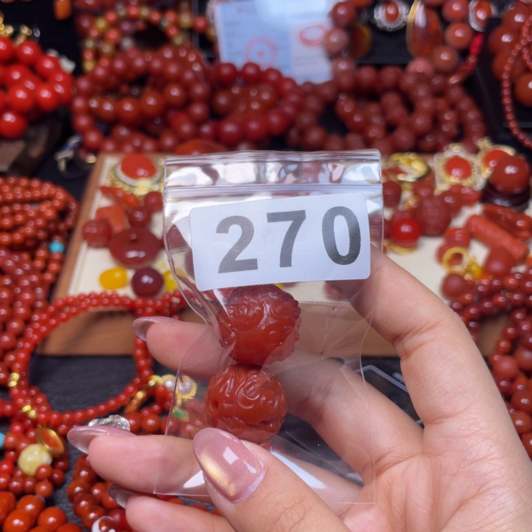 南红玛瑙手链合金妙*