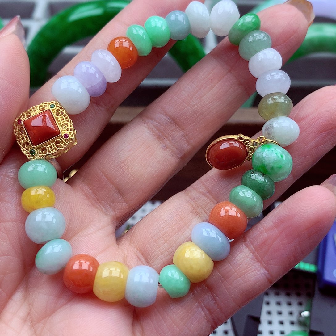 翡翠颈饰银S925镶嵌翡翠