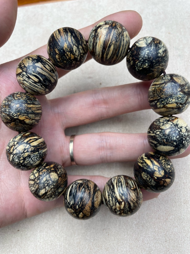 沉香木串文玩老料 9号