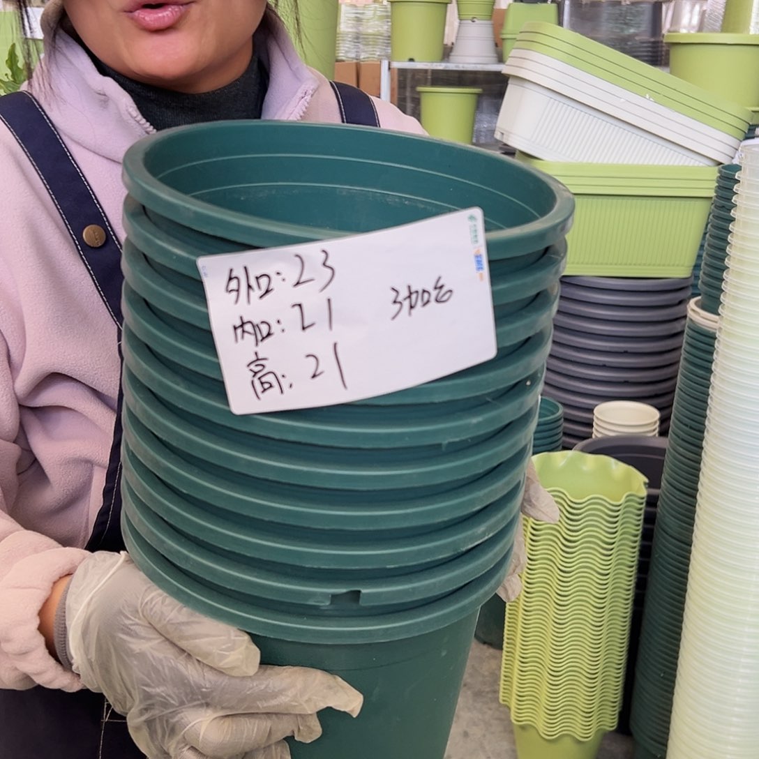 瑕疵3加仑墨绿色10个无托