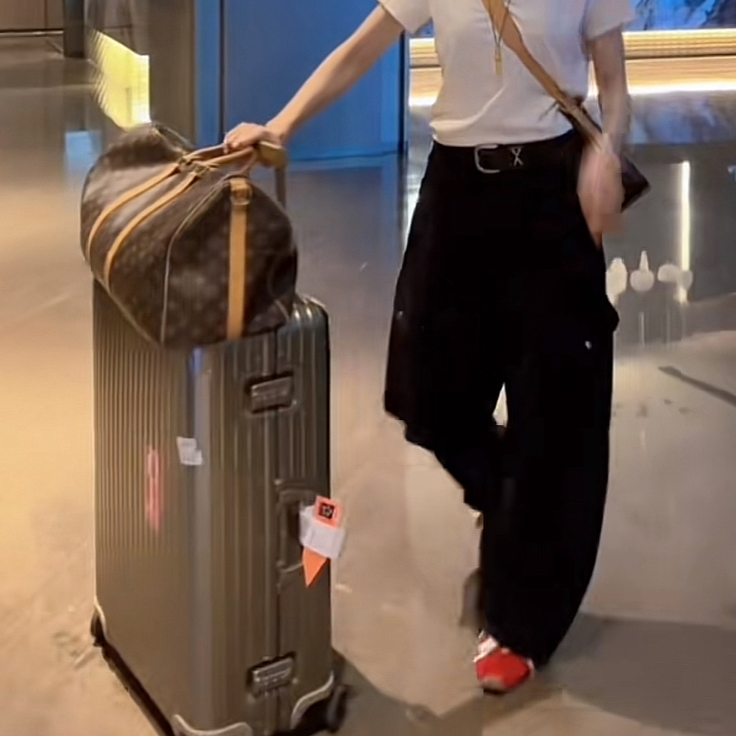 【婷老板】新款蓝色工装裤休闲裤