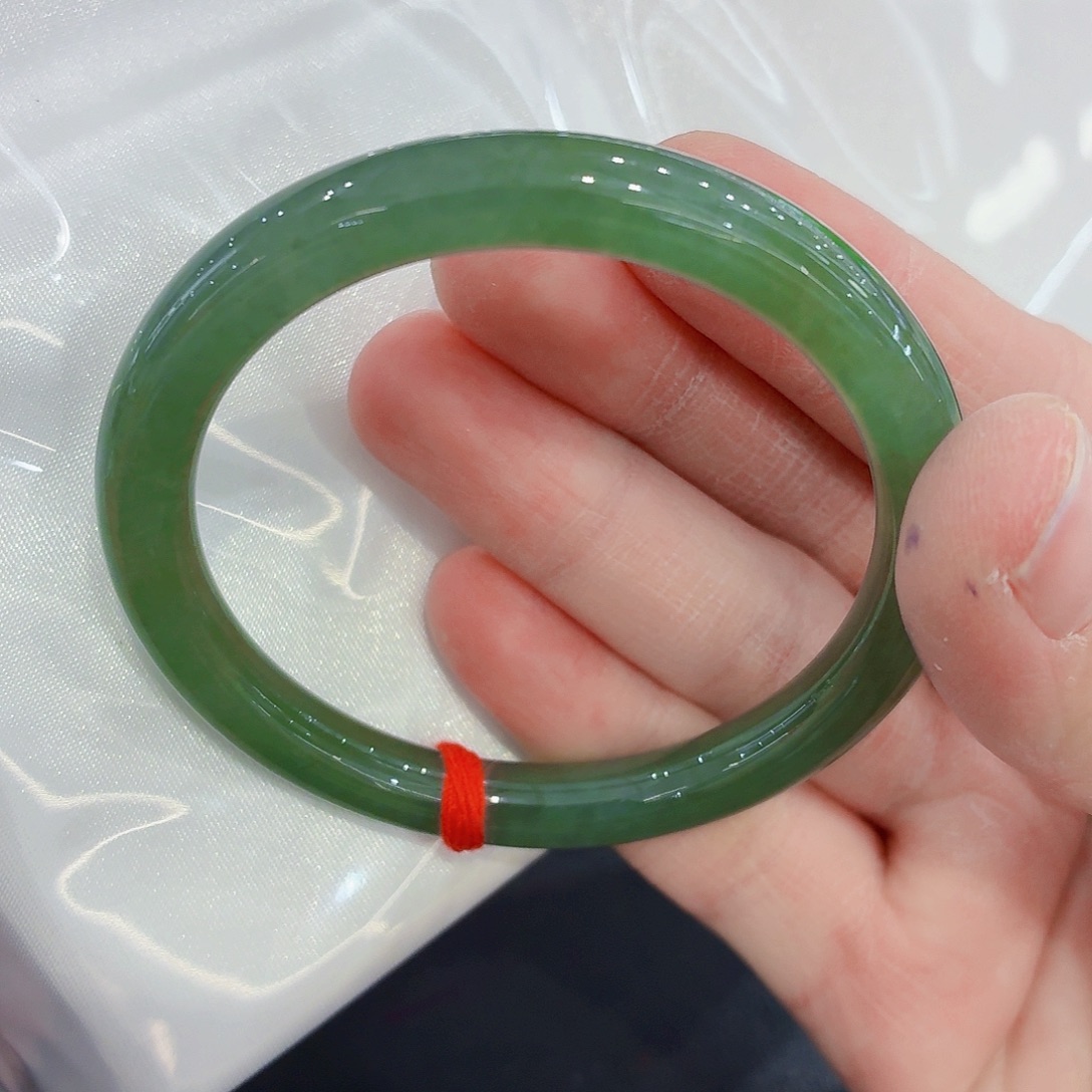 翡翠未镶嵌手镯翡翠52-54圈口（强推）