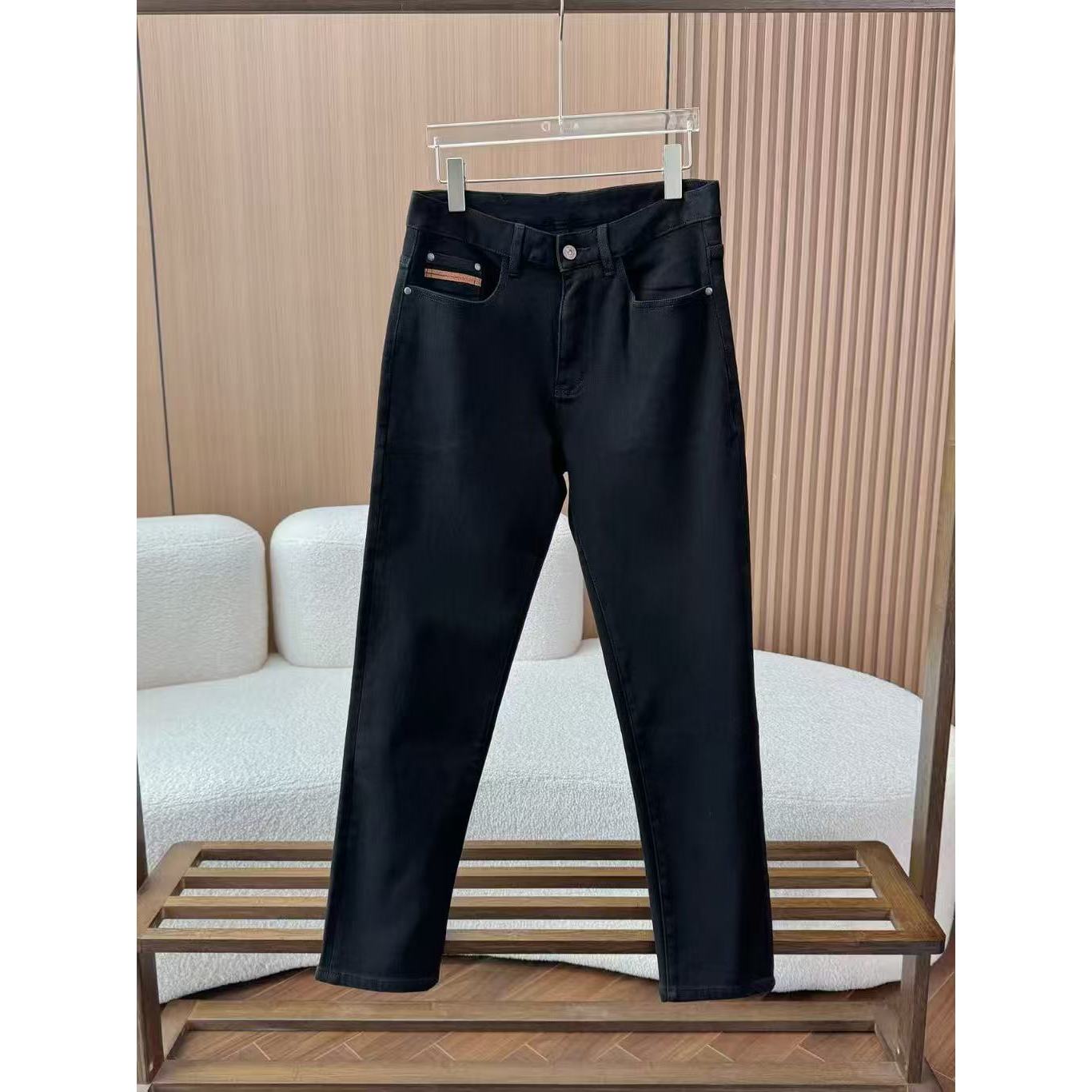 0172578 小杰新款秋冬黑牛仔裤