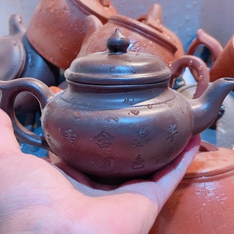 茶杯绿泥宜兴紫砂全手工制作工艺