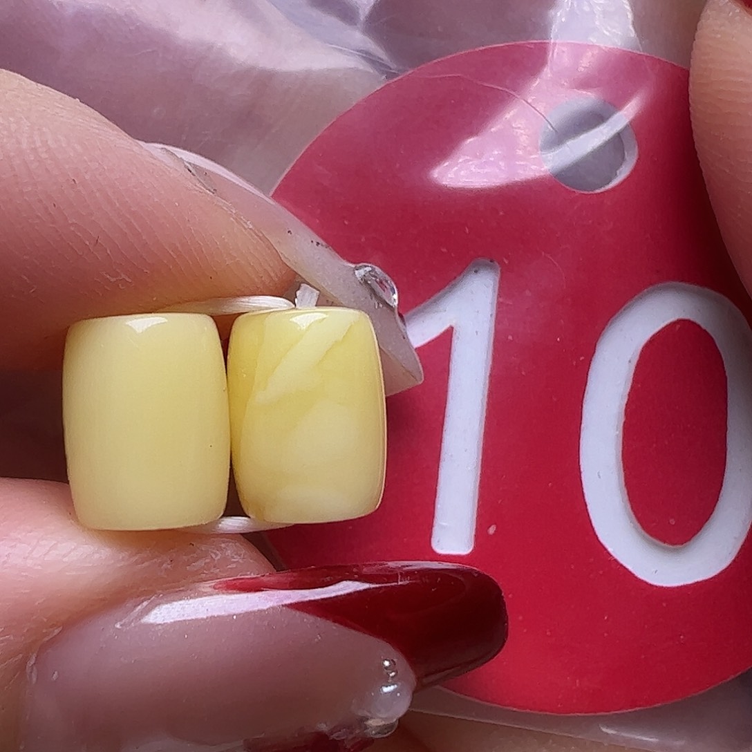 蜜蜡未镶嵌珠宝奇石6.6mm桶珠